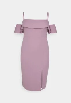 Andy Ruffle Midi - Jerseyjurk - Mauve Pink 12 Andy Ruffle Midi - Jerseyjurk - Mauve Pink -Wal G d66cf60f9945458883d1dfb095e25239