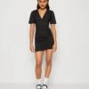 Wal G Jack Rouched Mini - Etui-Jurk - Black