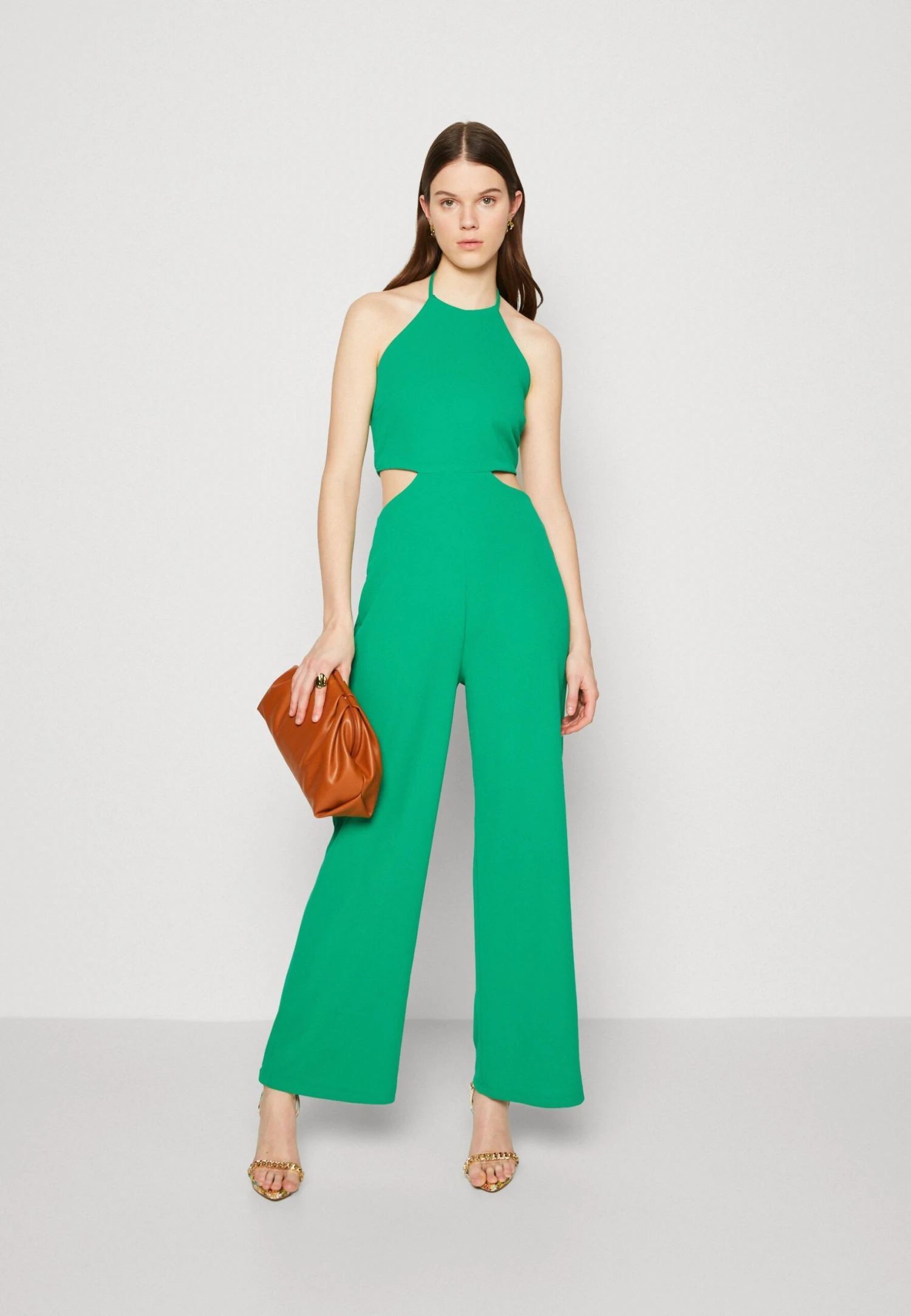 Wal G Cruise Collection Cut Out - Jumpsuit - Leaf Green 2 Wal G Cruise Collection Cut Out - Jumpsuit - Leaf Green - Afbeelding 2