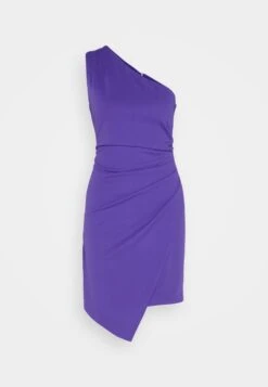 Wal G Liza One Shoulder Midi - Jerseyjurk - Purple -Wal G deb42798daf84584a1ff3bf1917a6d0e