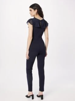 Wal G Lange Jumpsuits Jumpsuit SARAH Dames Navy -Wal G e0d7df833f727d6f0b651e87cf227ede