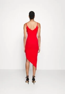 Laila Asymmetric Midi Dress - Jurk - Red 7 Laila Asymmetric Midi Dress - Jurk - Red -Wal G e414849f03754a09adac1416db10a910