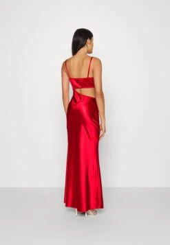 Wal G Sharara Cut Out Dress - Cocktailjurk - Red -Wal G eb524fe84dd54c69a79fb90c3dc131d6