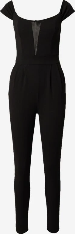 Wal G Lange Jumpsuits Jumpsuit MATTY Dames Zwart