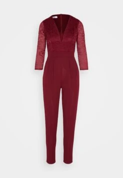 Wal G Lee - Jumpsuit - Wine -Wal G f3a2af0a08144ce7aa382760c79ffb3e