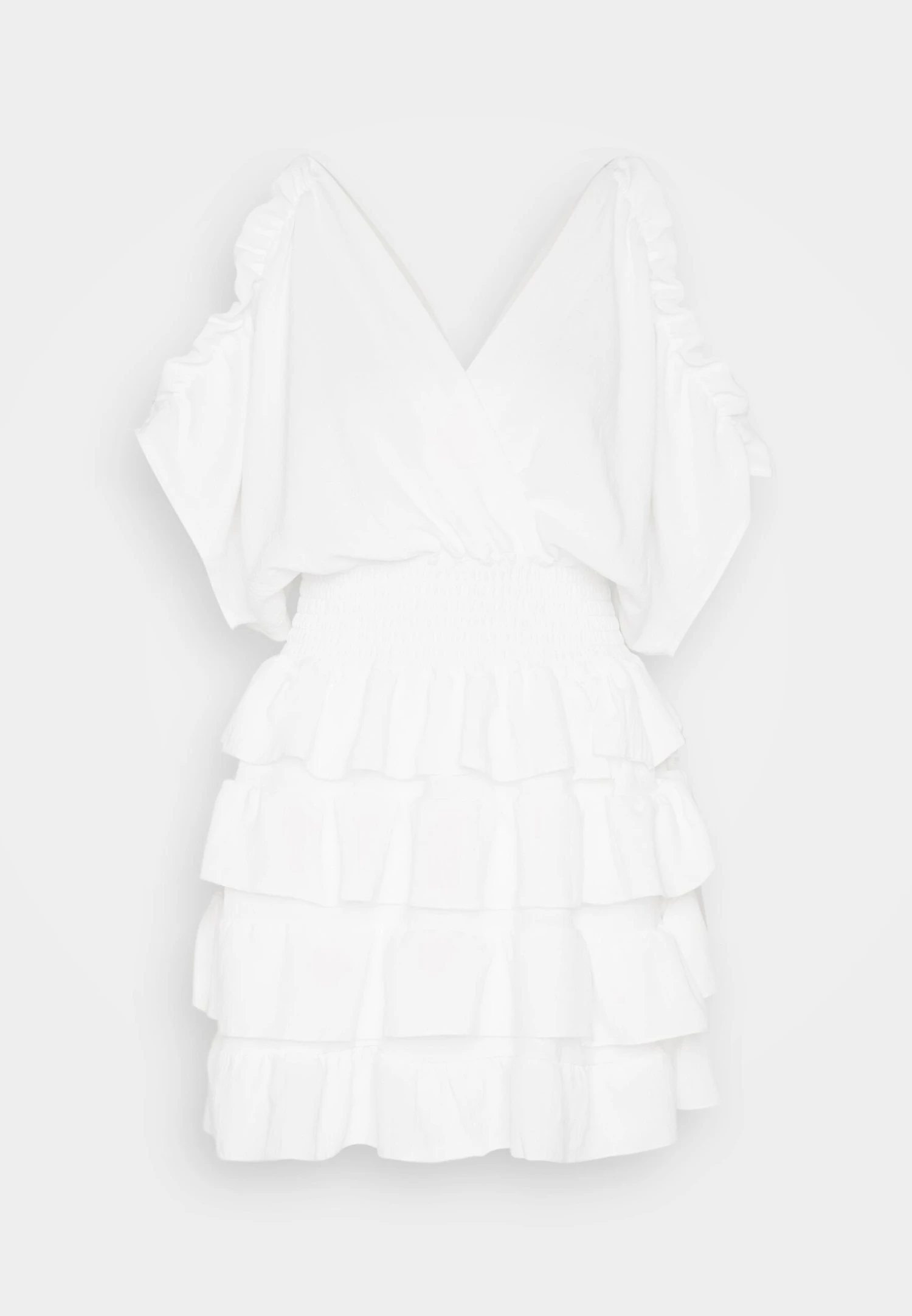 Wal G Cruise Collection Sanjila Ruffle Dress - Jurk - White 5 Wal G Cruise Collection Sanjila Ruffle Dress - Jurk - White - Afbeelding 5