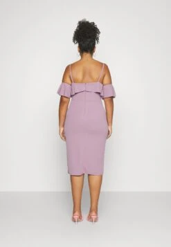 Andy Ruffle Midi - Jerseyjurk - Mauve Pink 9 Andy Ruffle Midi - Jerseyjurk - Mauve Pink -Wal G f67168ee6b4e426ea30564805bee36bf