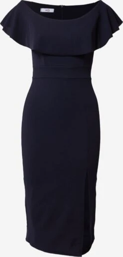 Wal G Midi Jurken Jurk CAMILLE Dames Navy