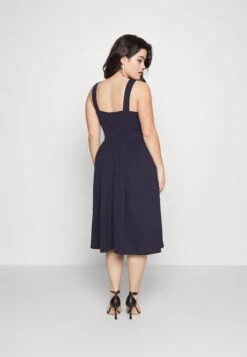 Kandy V Neck Midi - Jurk - Navy Blue 7 Kandy V Neck Midi - Jurk - Navy Blue -Wal G f7c8e65ffc274288901436bc81c55a79