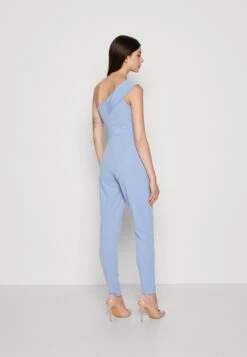 Wal G Halli Ruffe - Jumpsuit - Powder Blue -Wal G f9d285567adf417583b4006bb7157b12