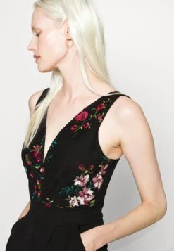 Contrast Plunge - Jumpsuit - Black 10 Contrast Plunge - Jumpsuit - Black -Wal G fc821fffab3a480d8a08d740b9ef7b32