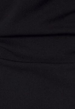 Contrast Frill Sleeve Midi Dress - Jerseyjurk - Black/White -Wal G fd488117a74b4bfab81162d473d26751