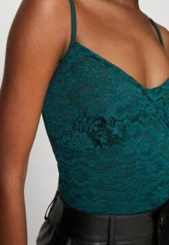 Wal G Benny Bodysuit - T-Shirt Print - Forest Green -Wal G fdc6fb79180f4de7abb21d028bfc4a27