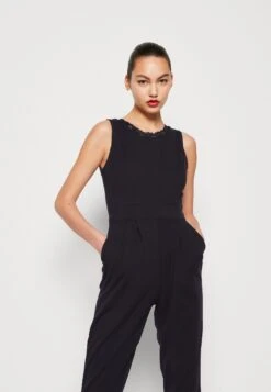 Wal G Dayna Straight Leg - Jumpsuit - Navy Blue -Wal G fdf77f1a5981453b95bf3b67d0d0d18c