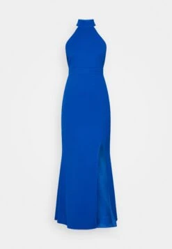 Wal G Halter Neck Maxi Dress - Galajurk - Electric Blue 10 Wal G Halter Neck Maxi Dress - Galajurk - Electric Blue -Wal G ffbb3a1cd9e749138d96f396fdbe4894